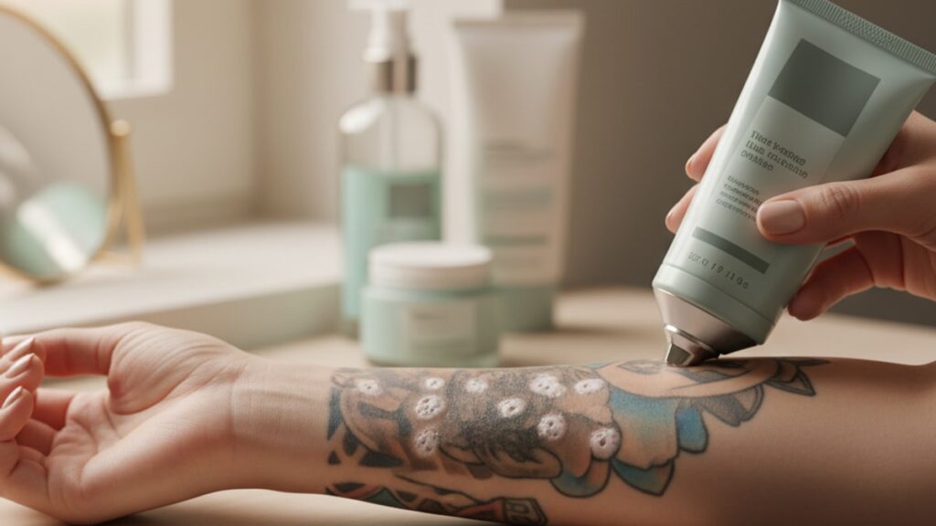 Blog Post: does tattoo removal hurt - Professional illustration