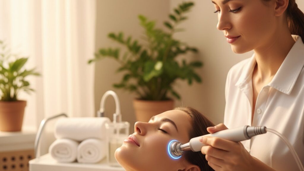 Blog Post: What Is a Hydrafacial - Professional illustration